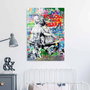 Wallity UV-721 Cuadro Decorativo en Vidrio Templado Multicolor 70 x 100 cm
